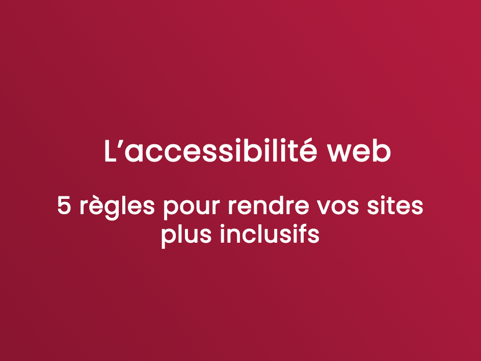 L’accessibilité web