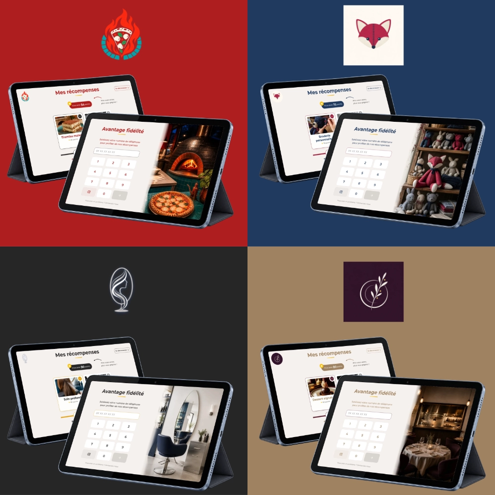 Tablette MyFidely personnalisé à vos couleurs